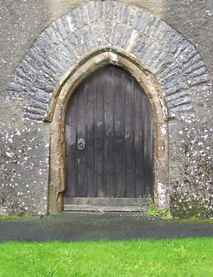 Devil's Door, Church of St Peter and St Paul, Broadhempston (Geograph Image 946268 448f35b9).jpg